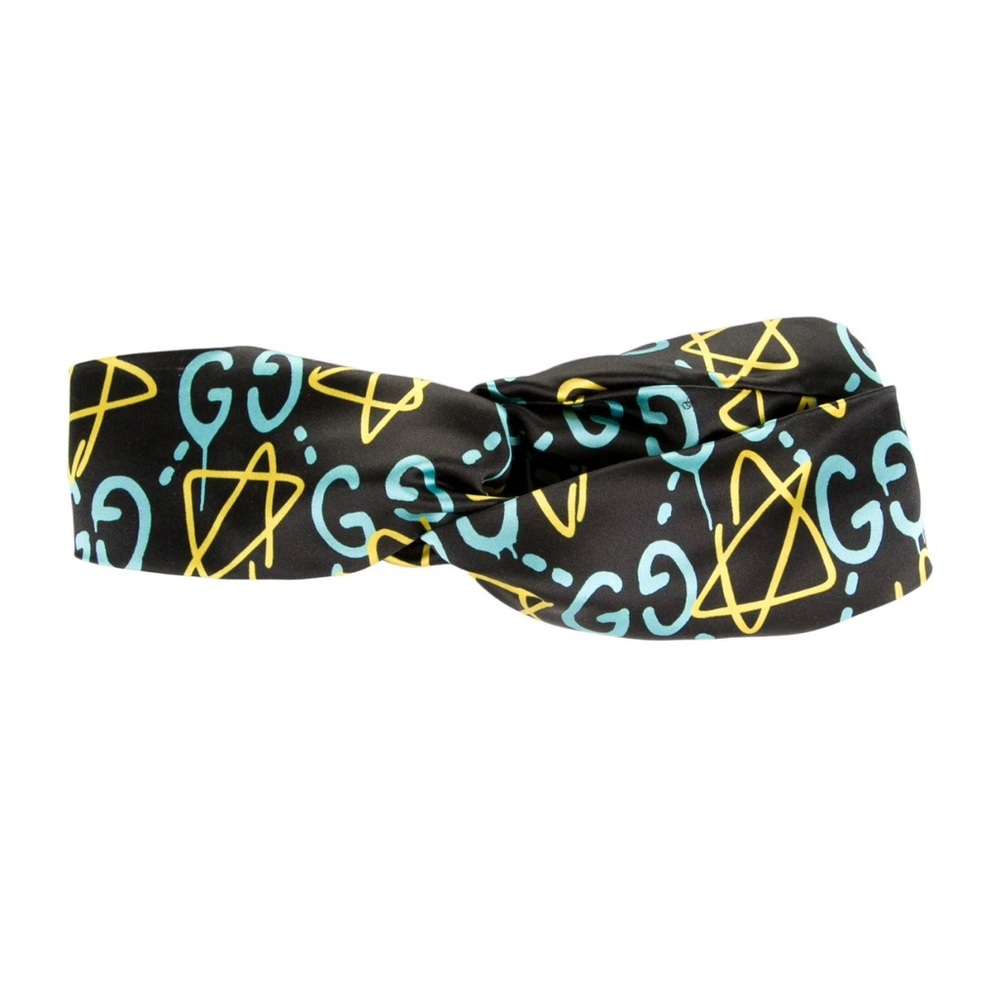 Authentic Gucci ghost silk headband